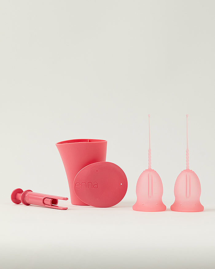 Enna Easy Cup x 2 + vaso higienizador + aplicador